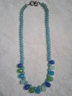 Artisan Stirling Silver Sea Glass Necklace